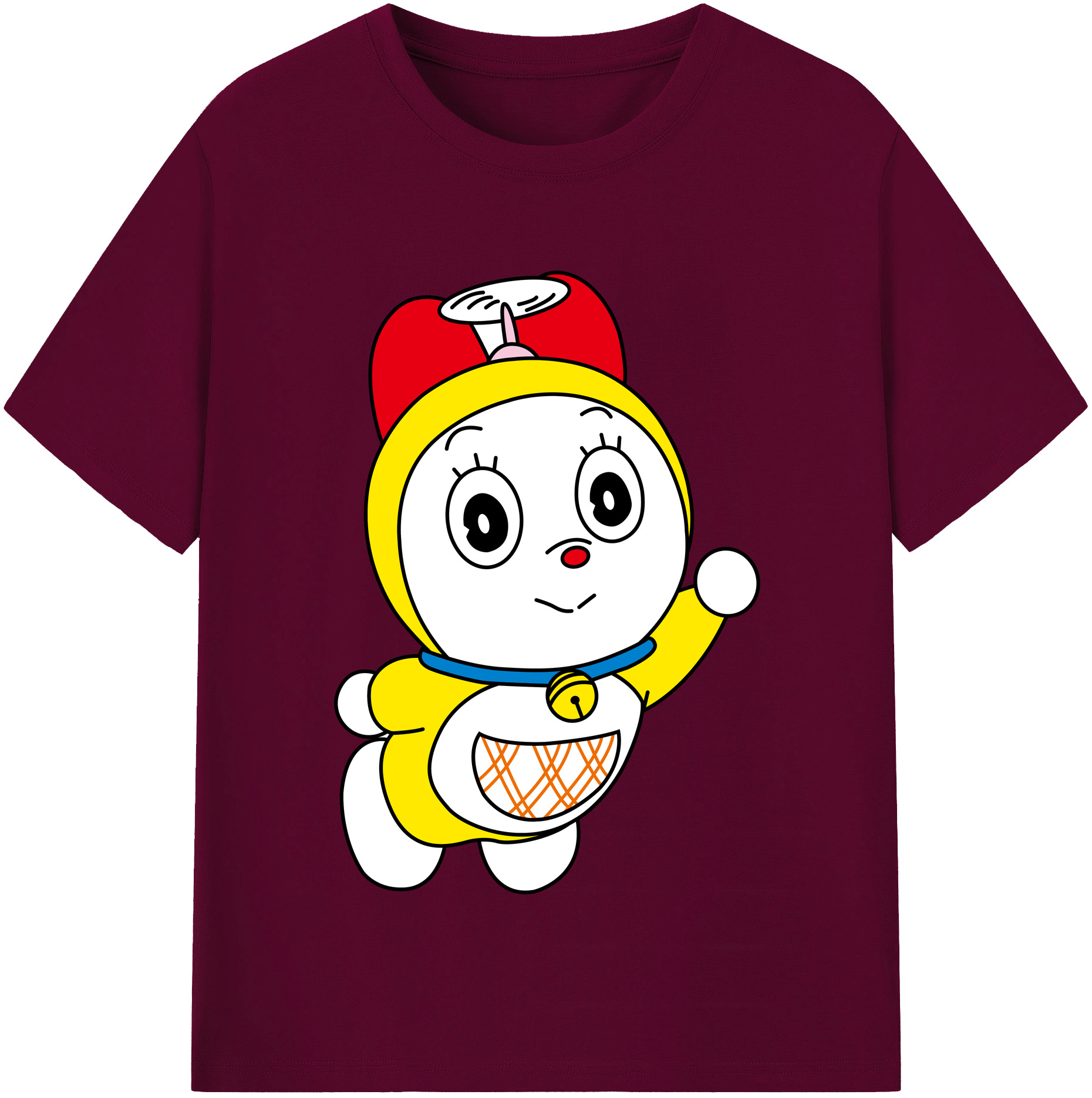 （画像用） ドラえもん ドラミ Doraemon Dorami レディースカジュアルプリントTシャツ（綿100％）